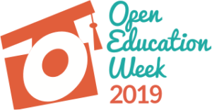 Logo for Open Education Week 2019